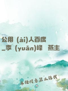 公用愛(ài)人百度